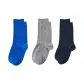 3 Pack (Royal Blue+Gray+Navy Blue)
