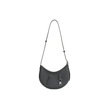 HERMES Togo Leather With Swift Calfskin Crossbody Bag, Shoulder Bag Women's Dusty Gray