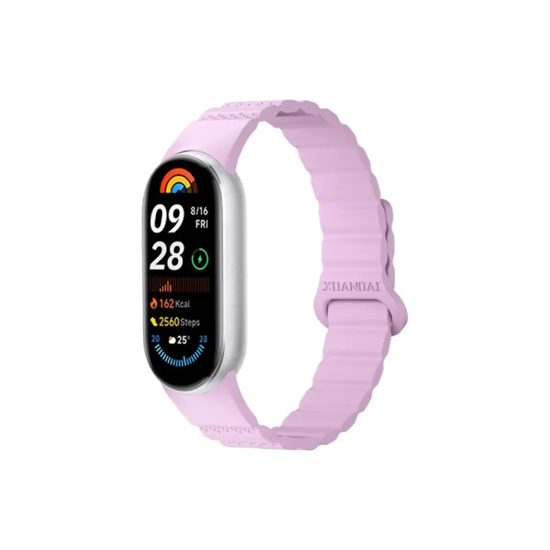 FZRT Watch Bands Dedicated One Piece Quick Release Multicolor Silicone Magnetic Loop Strap Unisex-7