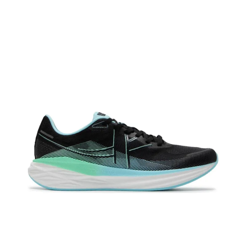 XTEP Speed 5.0 Cushioning Wear-Resistant Low-Top Running Shoes Men's Black Blue Green-1