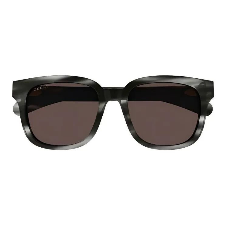 GUCCI Rectangular Sunglasses Men's Gray-1