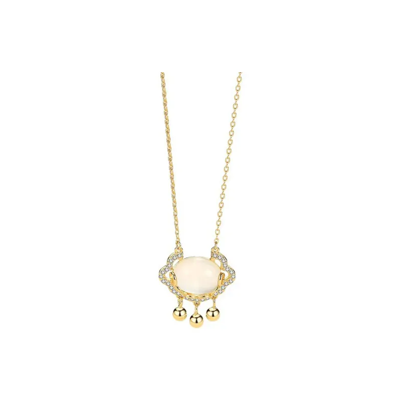 Vegetarian Chalcedony Necklaces Women's-5