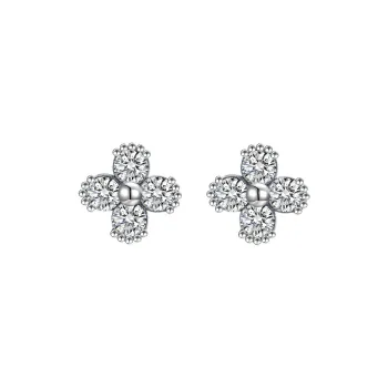 KiNGZiT Sterling Silver Stud Earrings Women's