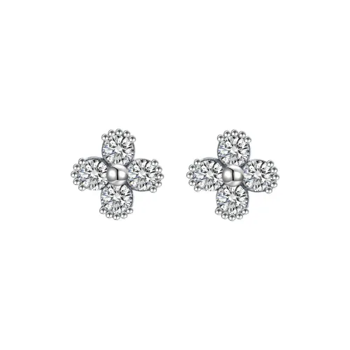 KiNGZiT Sterling Silver Stud Earrings Women's