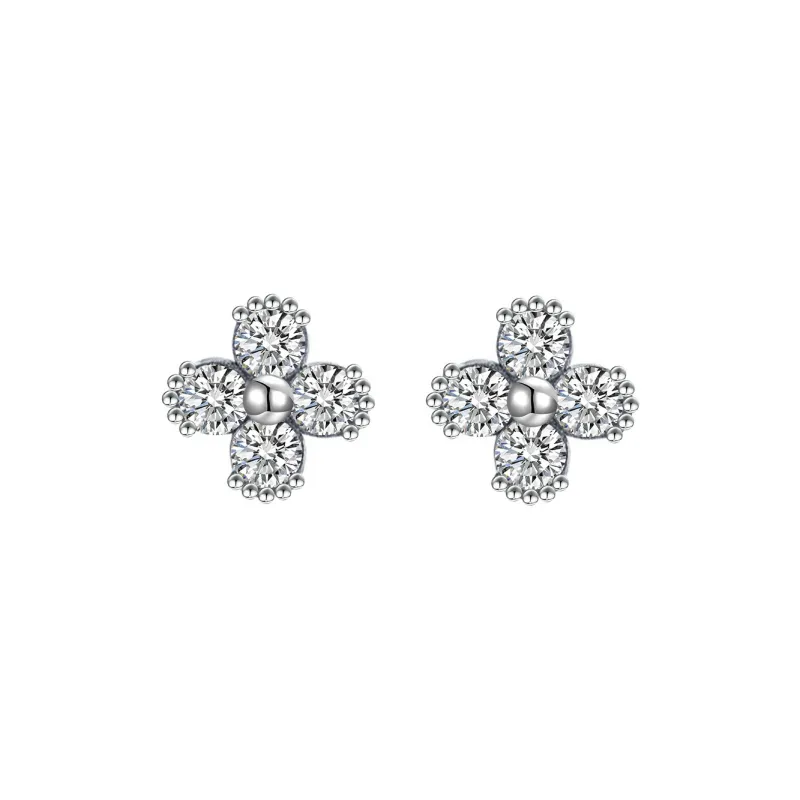 KiNGZiT Sterling Silver Stud Earrings Women's-0
