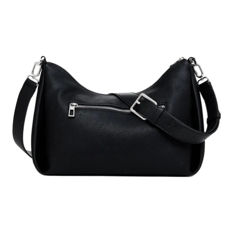 Desigual Polyurethane Shoulder Bag, Crossbody Bag, Handbag Regular Women's Black-2