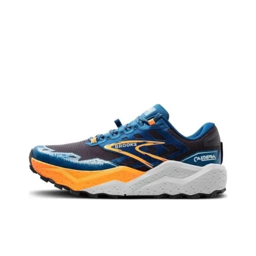 Brooks Cushioning Wear Resistant Low Top Trail competici competici Shoes Men's Blue Black