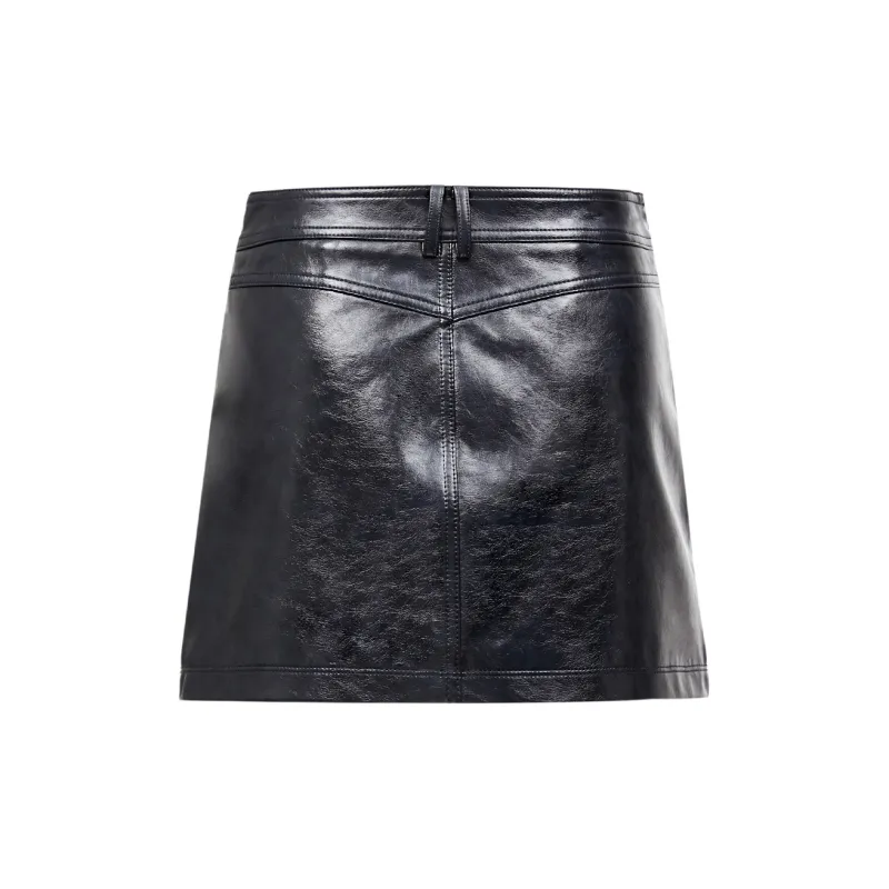 ONLY Leather Short Skirts Women's-3