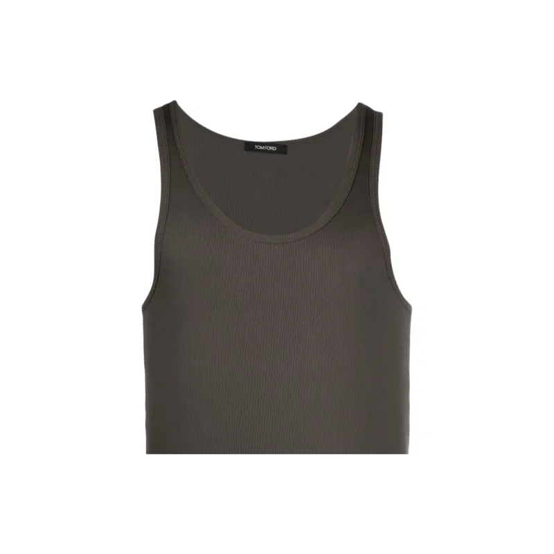 TOM FORD SS23 Tank Top Men's Dark Green-5
