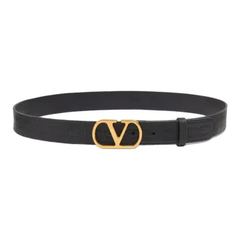 Valentino 30mm VLogo Signature Leather Belt