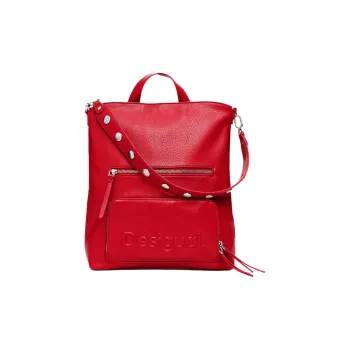Desigual Polyurethane Backpack Trumpets Women's Red