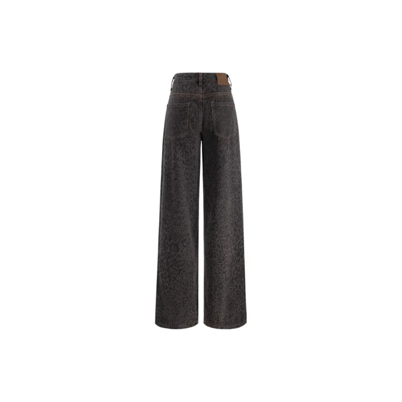 UNIFREE Jeans Women's Leopard Print-1