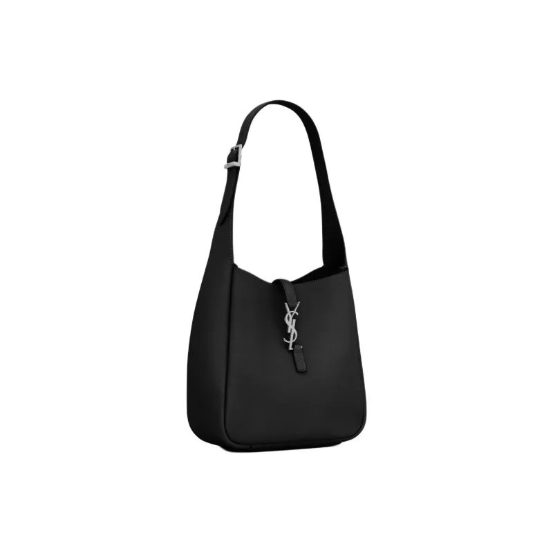 SAINT LAURENT LE5A7 Cow Leather One Shoulder Handbags Small Size Women's Black-1