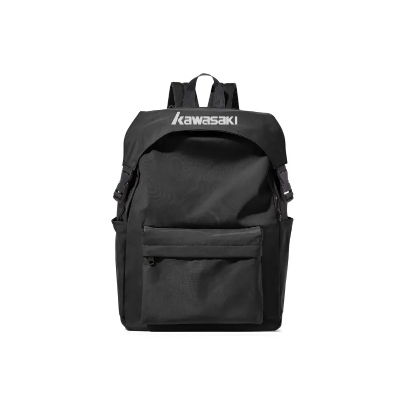 Kawasaki Fabric Backpack Laptop Bag Backpack Unisex Green/Black-7