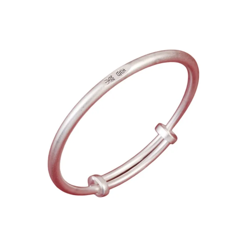 Stone Edge Poly 999 Fine Silver Sterling Silver Bracelets Unisex-5