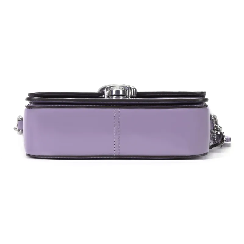 COACH Studio Cow Leather Handbag Shoulder Bag Crossbody Bag Regular Women's Purple-5