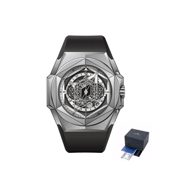 REEF TIGER Automatic Mechanical Movement Watch Men's Watches White Dial-1
