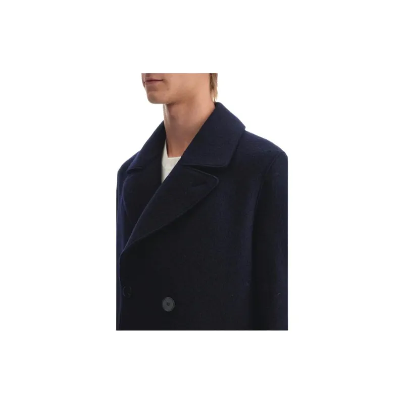 HARRIS WHARF LONDON Coat Men's Dark Blue-4