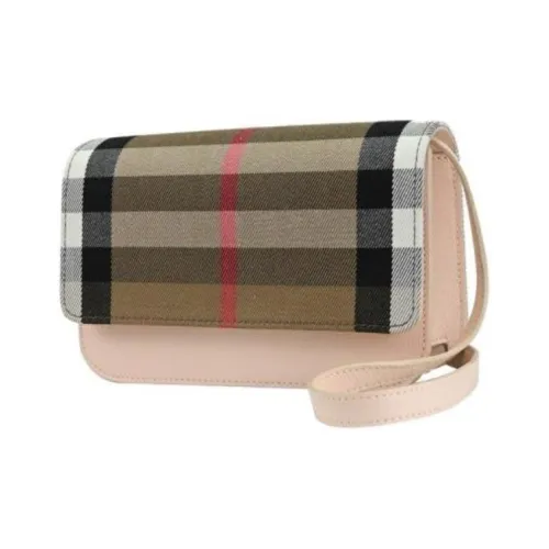 Burberry Calfskin Crossbody Bag, Shoulder Bag Women's Light Pink