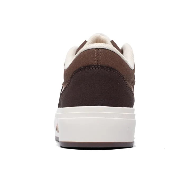 NSTCU Low Top Skateboard Shoes Women's Beige Brown-4