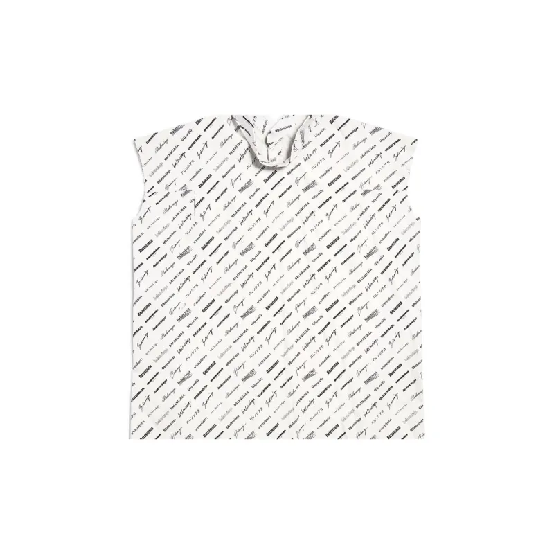 Balenciaga Sleeveless Dress Loose Fit Women's Ecru-2