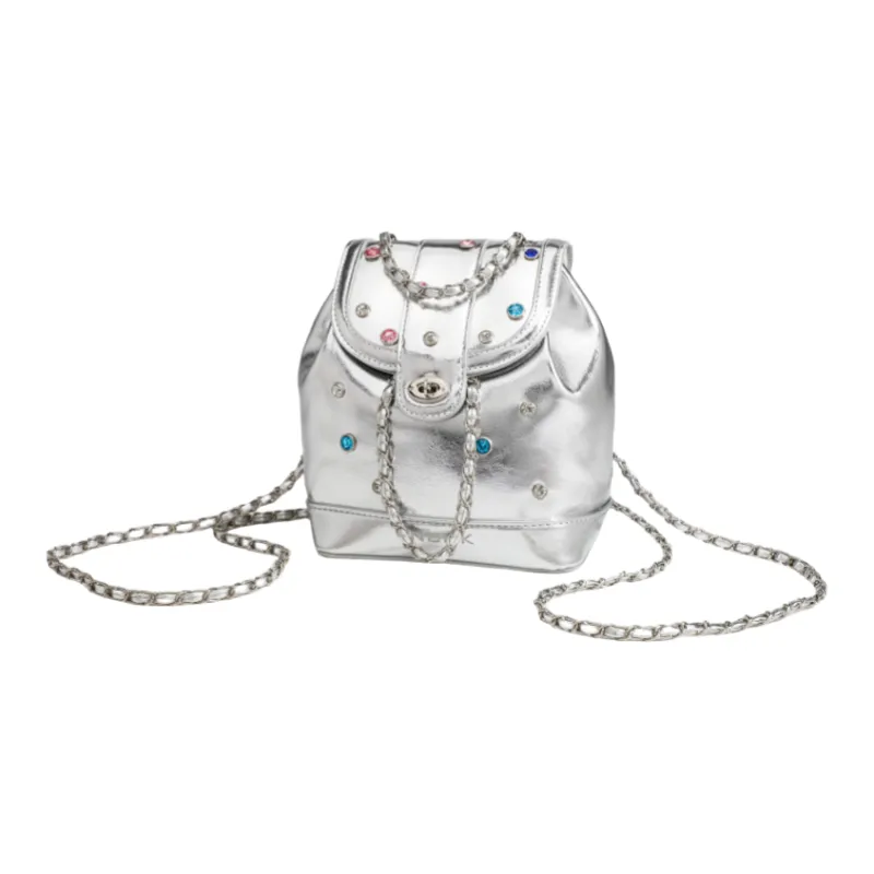 DALO PU Handbag One Shoulder Backpack Women's Multicolor-12