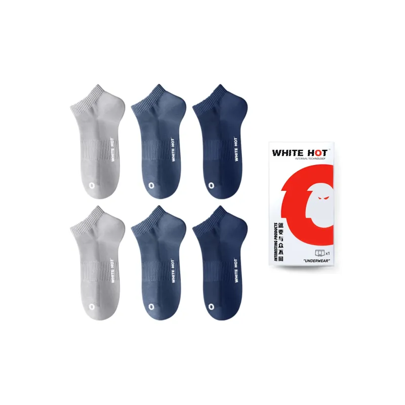 WHITE HOT Ankle Socks Men's Multicolor-19