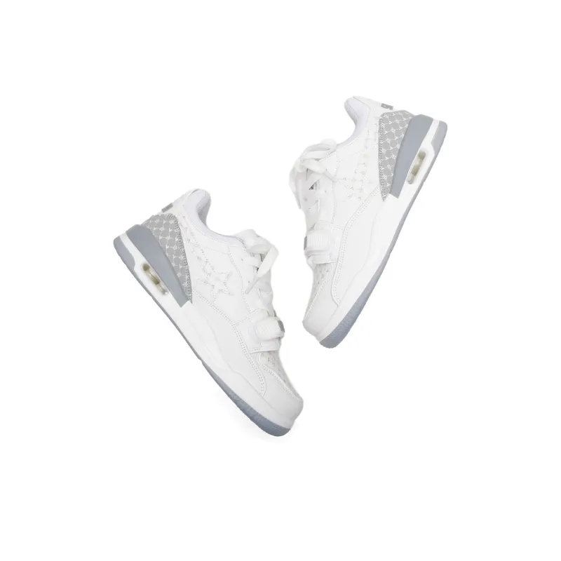 7 SEVFUN Low Top Skateboard Shoes Unisex White Gray-3