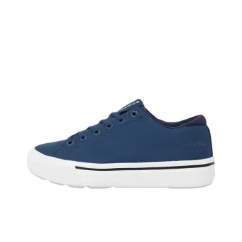 Columbia Anti Slip Wear Resistant Low Top Skateboard Shoes Unisex Blue