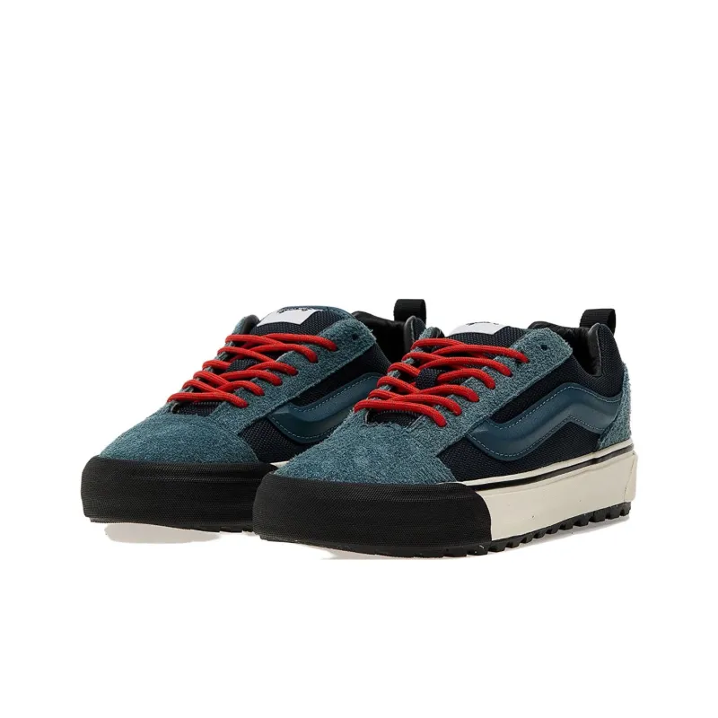 Vans Knu Skool Anti Slip Wear Resistant Low Top Skateboard Shoes Men's Dark Blue-2