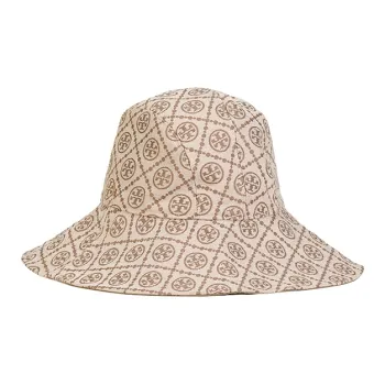 TORY BURCH Cotton Bucket Hats Men's Beige