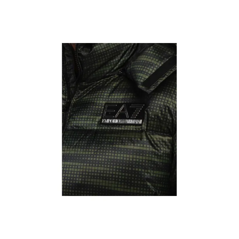 EMPORIO ARMANI EA7 Down Jacket Men's Olive Green-1