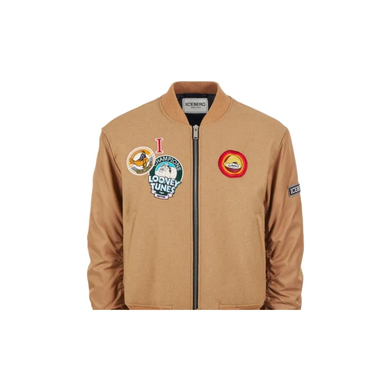 Iceberg FW24 Jackets Coats Men's Khaki-4