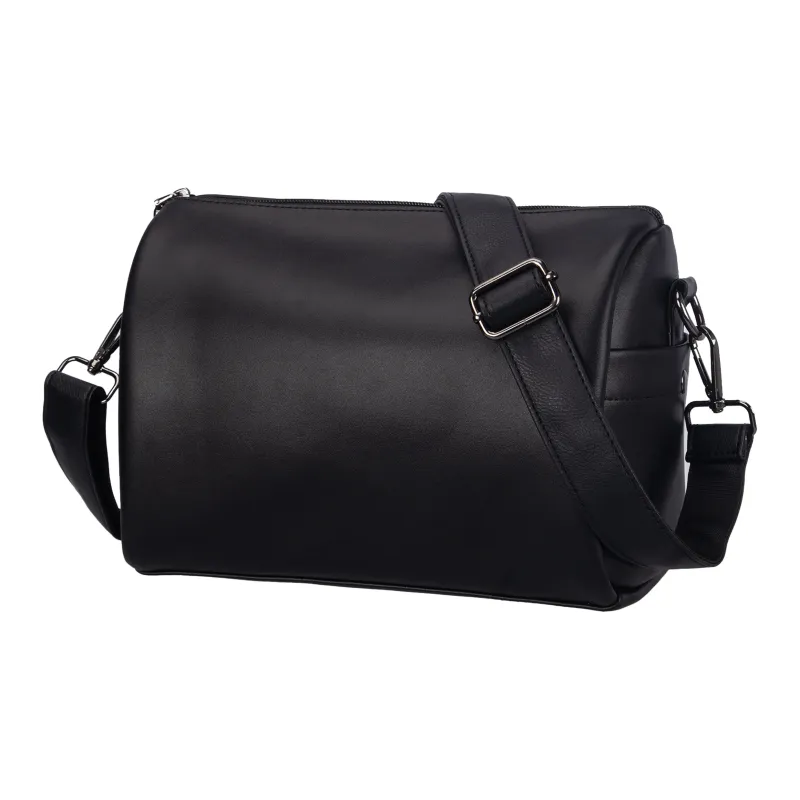 TAKI Premium PU Leather Crossbody Bag Shoulder Bag Regular Unisex Black-9