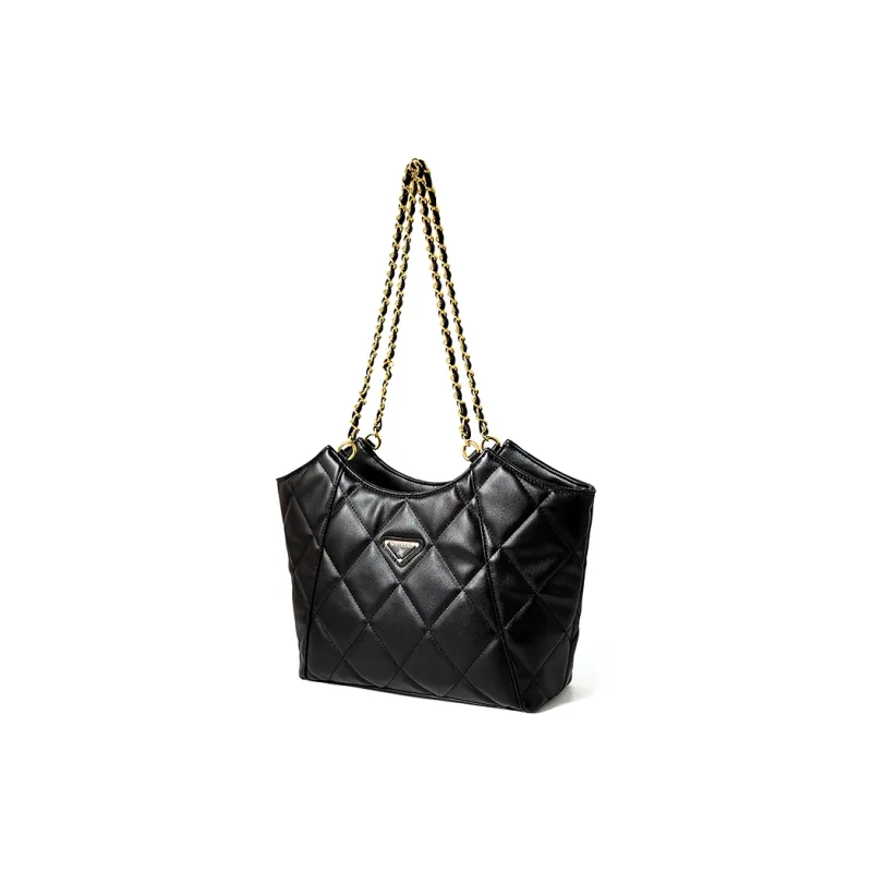 Vigno Synthetic Leather One Shoulder Handbags Regular Women's Black-42