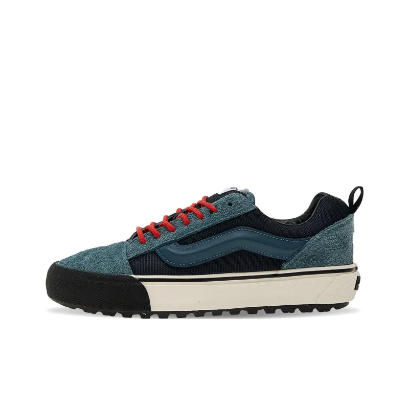 Vans Knu Skool Anti Slip Wear Resistant Low Top Skateboard Shoes Men's Dark Blue-0
