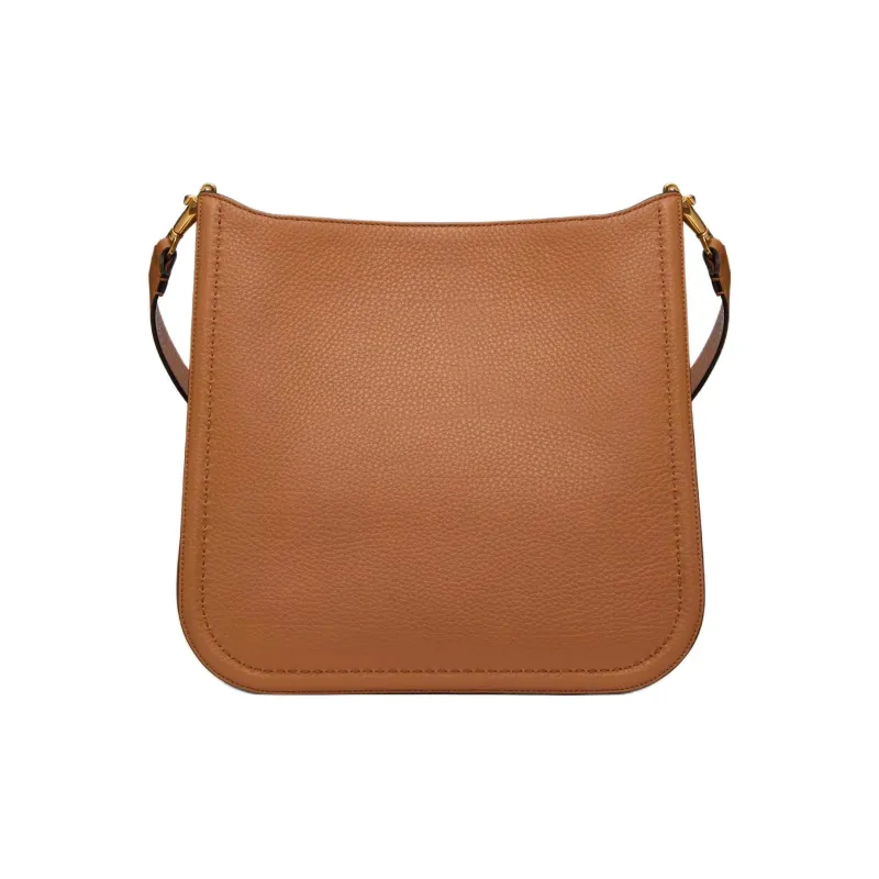 Valentino GARAVANI Grained Calfskin Crossbody Bag Shoulder Bag Women's Almond-3