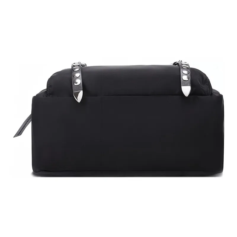 PRADA Nylon Crossbody Bag Fanny Pack Women's Black-4