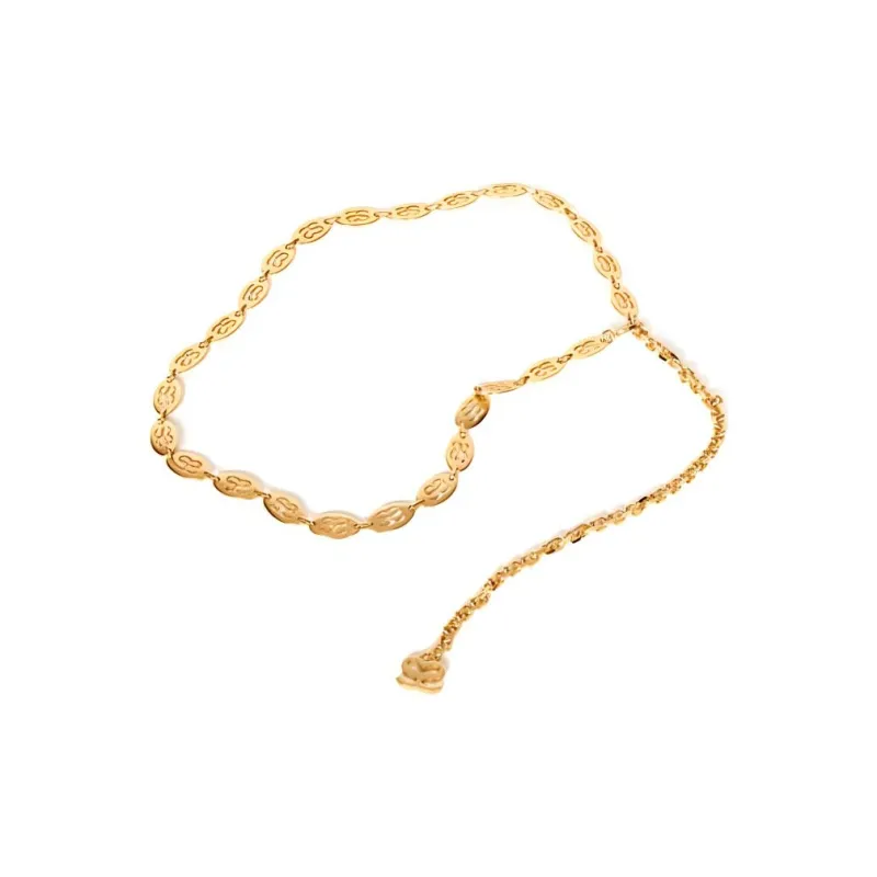 Sandro Zinc Alloy Waist Chains Women's Gold Width 1.5CM-0