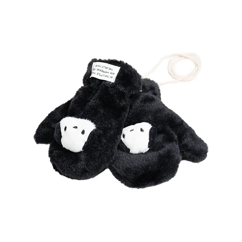 YUZHAOLIN Plush Knit Gloves Unisex-2