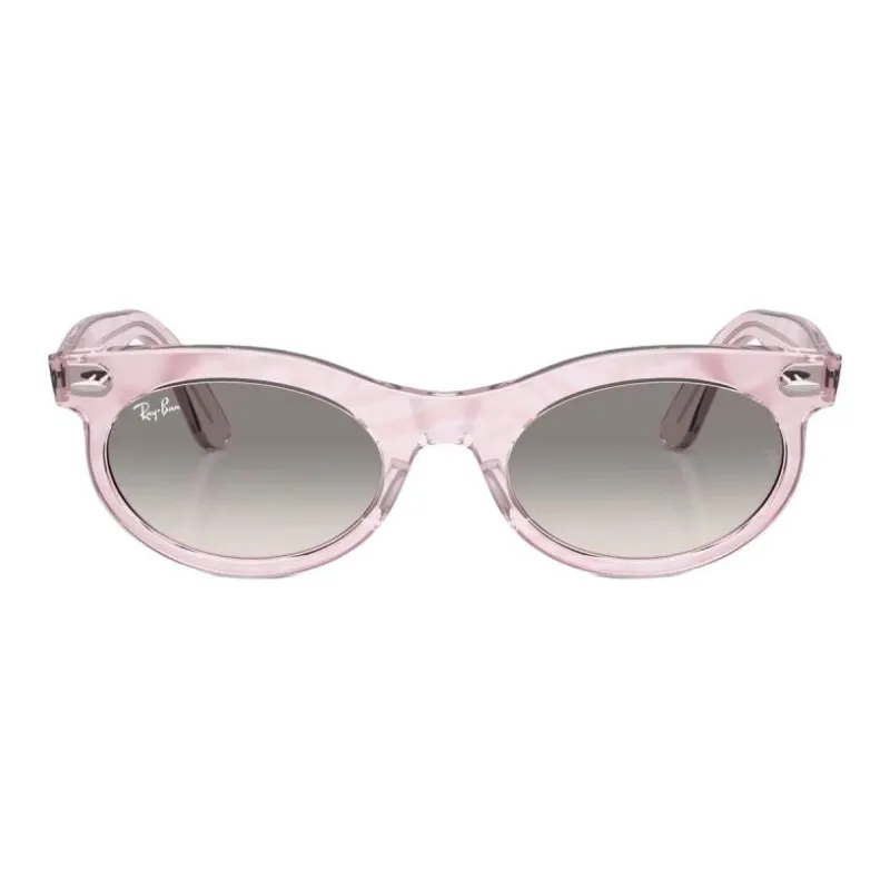 RayBan Propionic Acid Oval Sunglasses Men's Pink-3