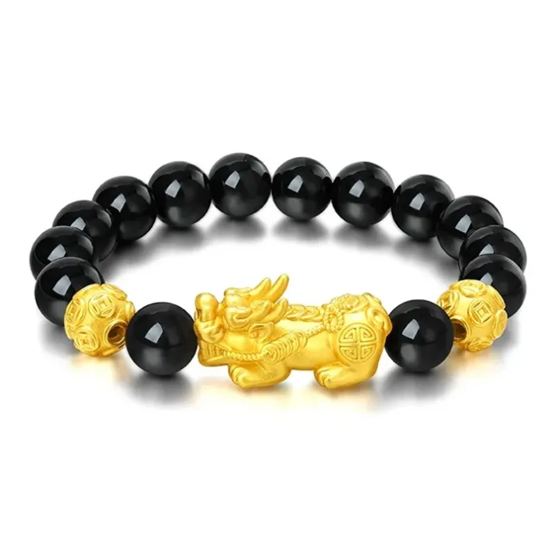 LIU GUI FU JEWELRY Obsidian Bracelets Unisex-0
