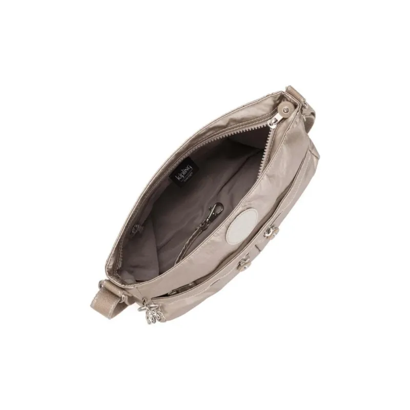 Kipling Polyamide Crossbody Bag, Shoulder Bag Small Size Women's Metallic-3