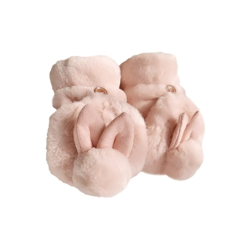 YUZHAOLIN Plush Knit Gloves Unisex-12