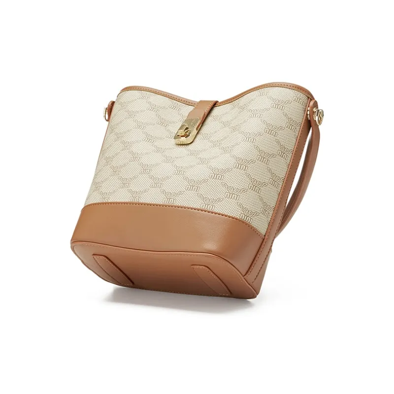 JOSINY PU Shoulder Bag Regular Women's Brown-2