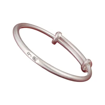 Stone Edge Poly 999 Fine Silver Sterling Silver Bracelets Unisex