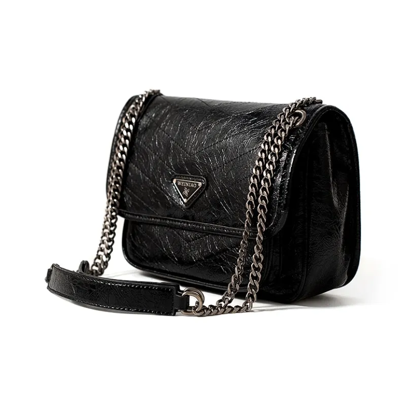 Vigno Synthetic Leather One Shoulder Handbags Regular Women's Black-28