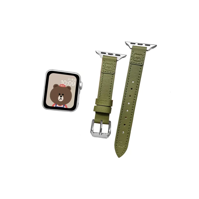 IWabcertoo Watch Band Apple Compatibility Genuine Leather Material-9