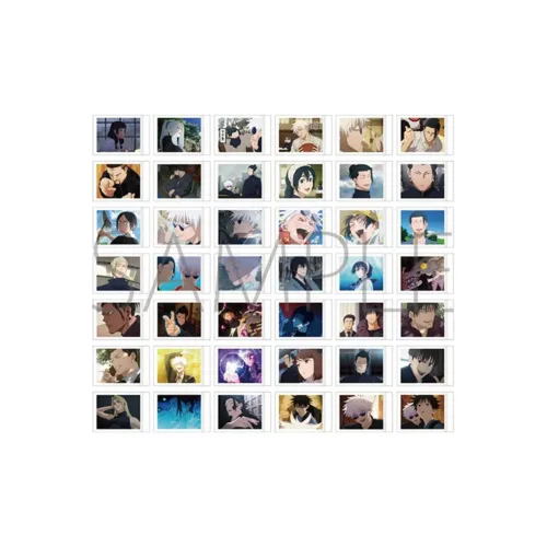 Animate Jujutsu Kaisen Polaroid Box Eggs 4th Series Huaiyu·Yuzhe Photo Cards