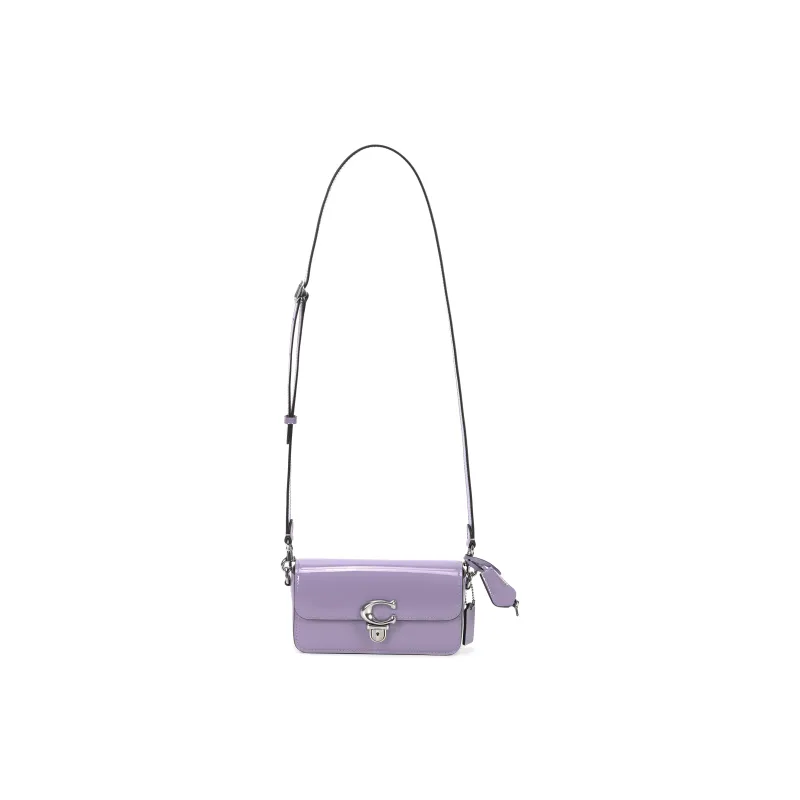 COACH Studio Cow Leather Handbag Shoulder Bag Crossbody Bag Regular Women's Purple-1